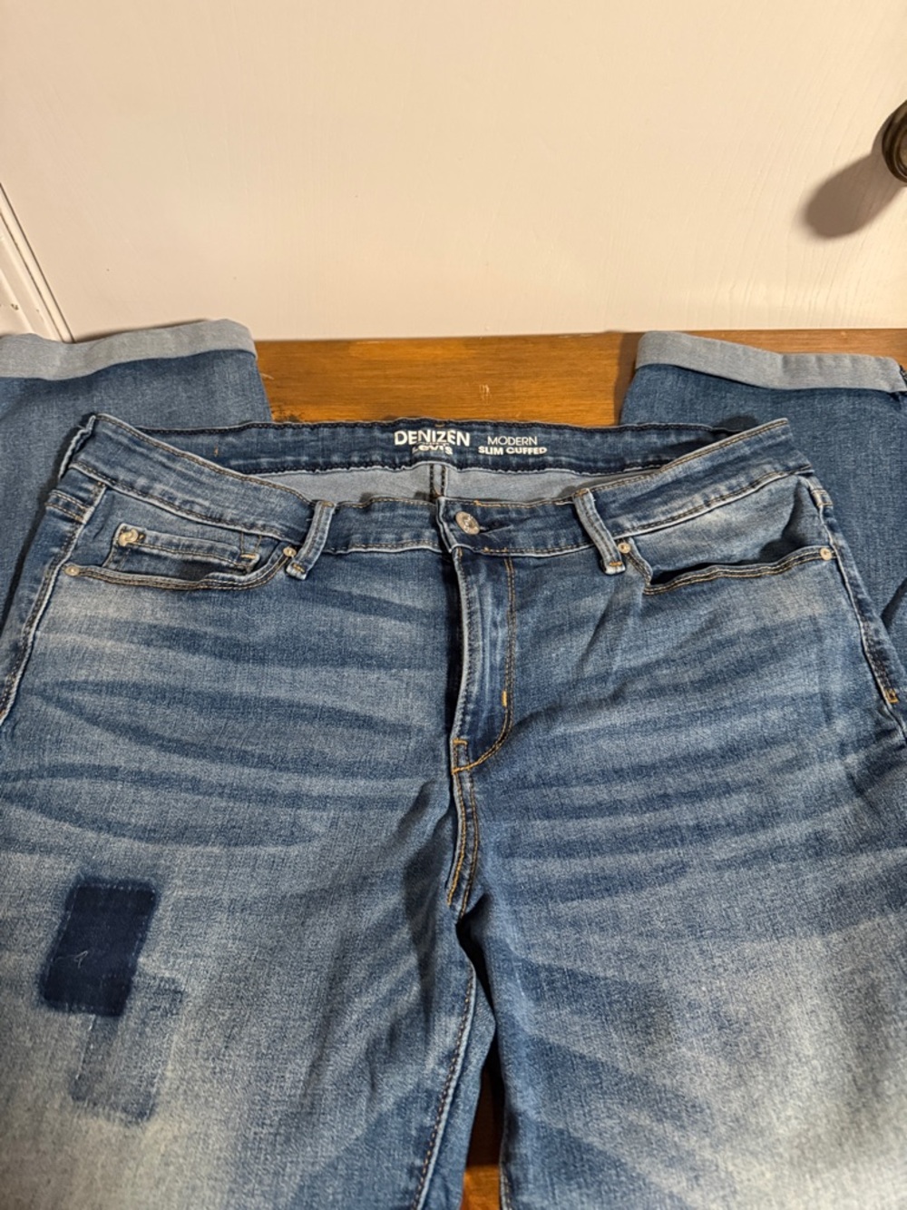 Denizen from Levi's Women's Skinny Jeans in Light-Mid Blue Wash